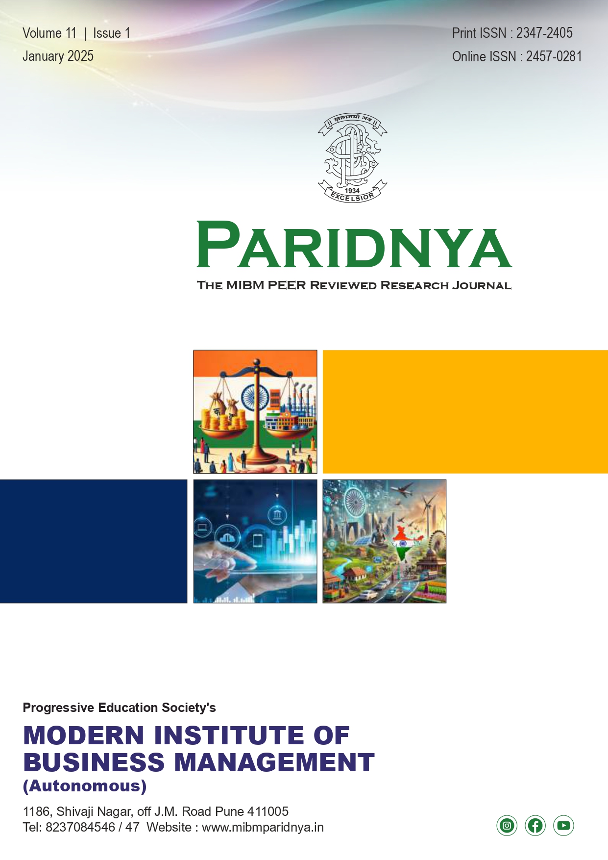 					View Volume 11, Issue 1, January 2025
				